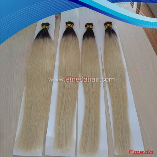 Pure braizilian human hair grade aaaaaa prebond hair ectensions.yj130